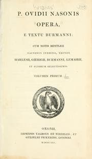 Tapa de P. Ovidii Nasonis Opera