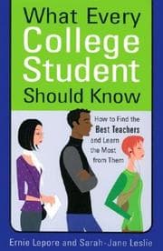 Tapa de What Every College Student Should Know