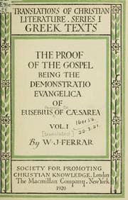 Tapa de Evangelica demonstratio