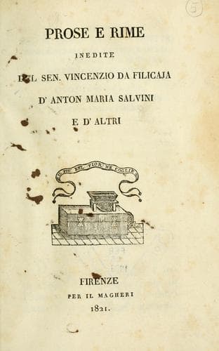 Tapa de Prose e rime inedite