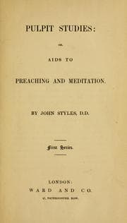 Tapa de Pulpit studies
