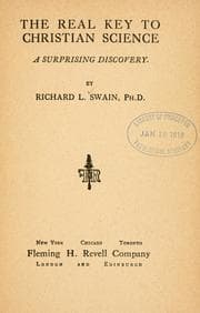 Tapa de The real key to Christian science