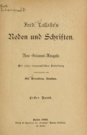 Tapa de Reden und Schriften