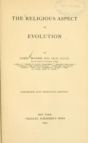 Tapa de The religious aspect of evolution