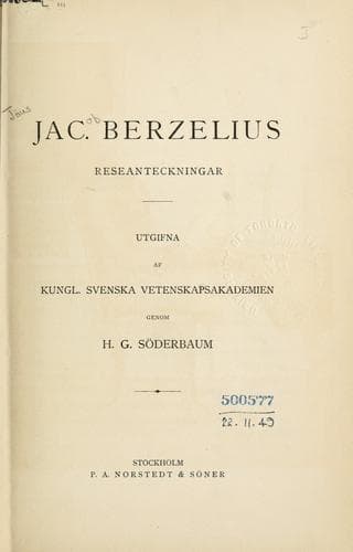 Tapa de Reseanteckningar