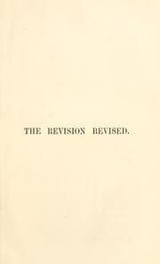 Tapa de The revision revised