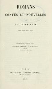 Tapa de Romans, contes et nouvelles