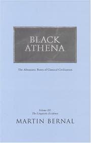 Tapa de Black Athena: The Afroasiatic Roots of Classical Civilization