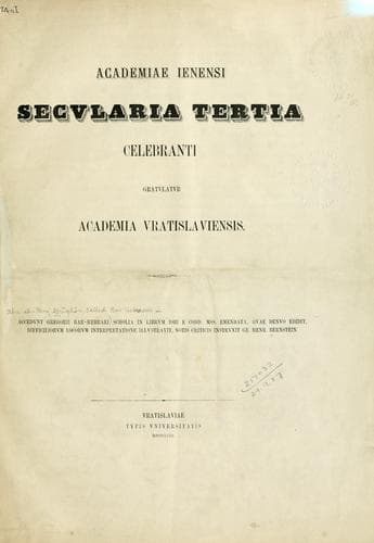 Tapa de Scholia in Librum Iobi