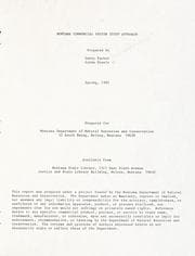 Tapa de Montana commercial sector study approach