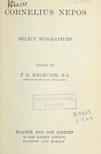 Tapa de Select biographies