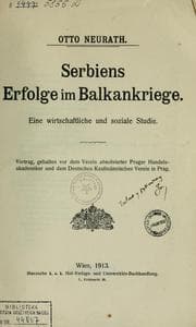 Tapa de Serbiens Erfolge im Balkankriege