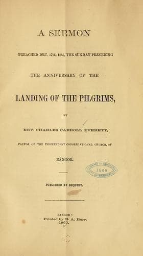 Tapa de A sermon preached Dec. 17th, 1865