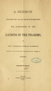 Tapa de A sermon preached Dec. 17th, 1865