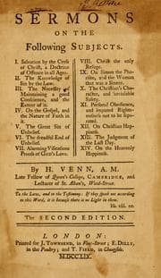 Tapa de Sermons on the following subjects ..