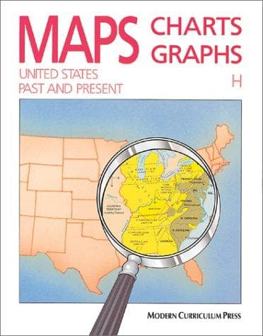 Tapa de Maps, Charts, Graphs Gr 8 Student Edition