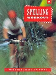 Tapa de Spelling Workout, Level A