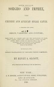 Tapa de Sorgho and imphee, the Chinese and African sugar canes