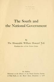 Tapa de The South and the national government