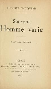 Tapa de Souvent homme varie