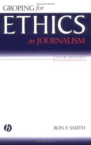 Tapa de Groping for ethics in journalism