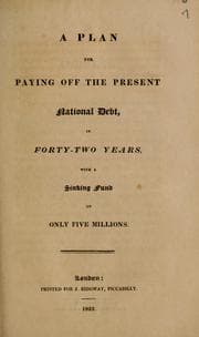 Tapa de A plan for paying off the present national debt in forty-two years with a sinking fund of only five millions