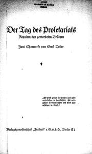 Tapa de Der Tag des Proletariats ; Requiem den gemordeten Brüdern