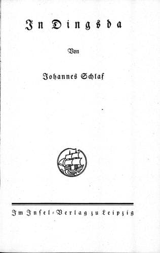 Tapa de In Dingsda