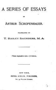 Tapa de A series of essays