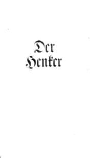 Tapa de Der Henker
