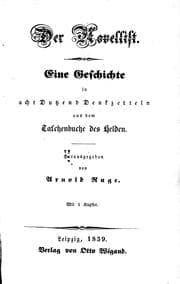 Tapa de Der Novellist