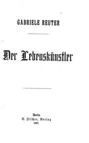 Tapa de Der Lebenskünstler