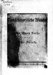 Tapa de Das schmerzliche Wunder