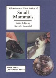 Tapa de Self-assessment color review of small mammals