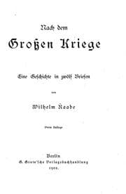 Tapa de Nach dem grossen Kriege