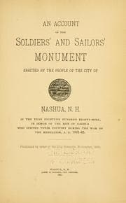 Tapa de An account of the Soldiers' and sailors' monument