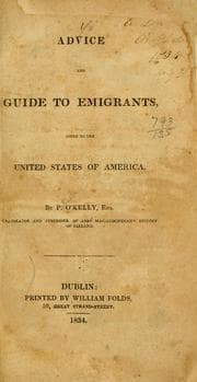 Tapa de Advice and guide to emigrants..