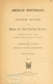 Tapa de American ornithology, or, The natural history of the birds of the United States