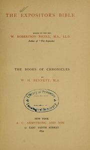 Tapa de The books of Chronicles
