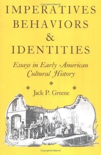Tapa de Imperatives, behaviors, and identities