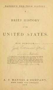 Tapa de A brief history of the United States