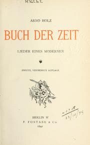 Tapa de Buch der Zeit