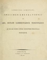 Tapa de Specimen emendationis in Ael