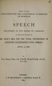 Tapa de Speech delivered in the House of Commons