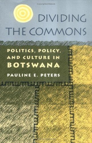Tapa de Dividing the commons
