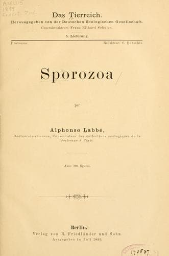 Tapa de Sporozoa