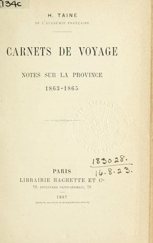Tapa de Carnets de voyage