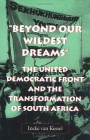 Tapa de Beyond our wildest dreams