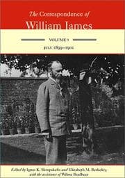 Tapa de Correspondence of William James, July 1899-1901 Vol. 9