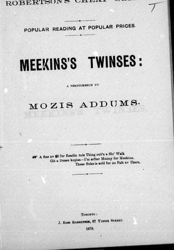 Tapa de Meekins's twinses
